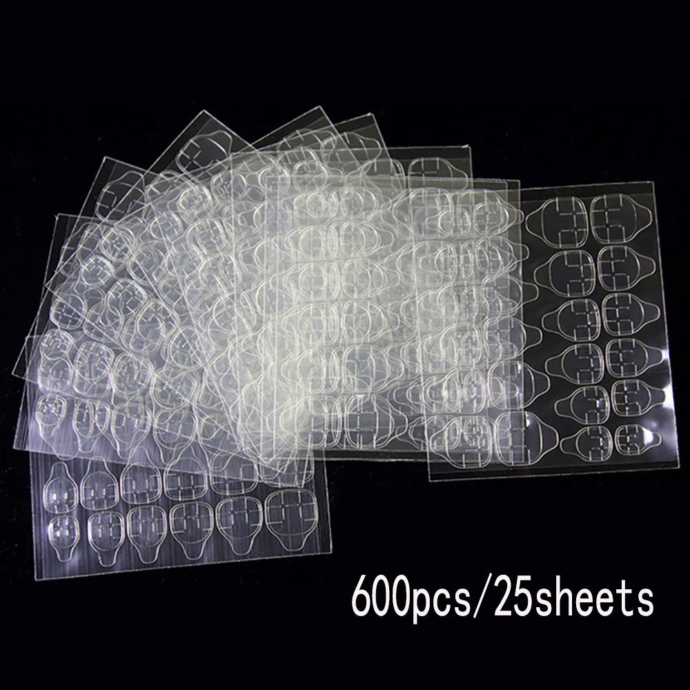 Double Side Nail Glue Sticker Adhesive Tabs for Fake Nails Supre Sticky Waterproof Breathable Nail Jelly Glue