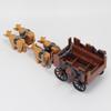Building Block Ox Cart Medieval Chariot Assembly Small Particle Ancient Farmer And Animal Husbandry Scene Model Ornament