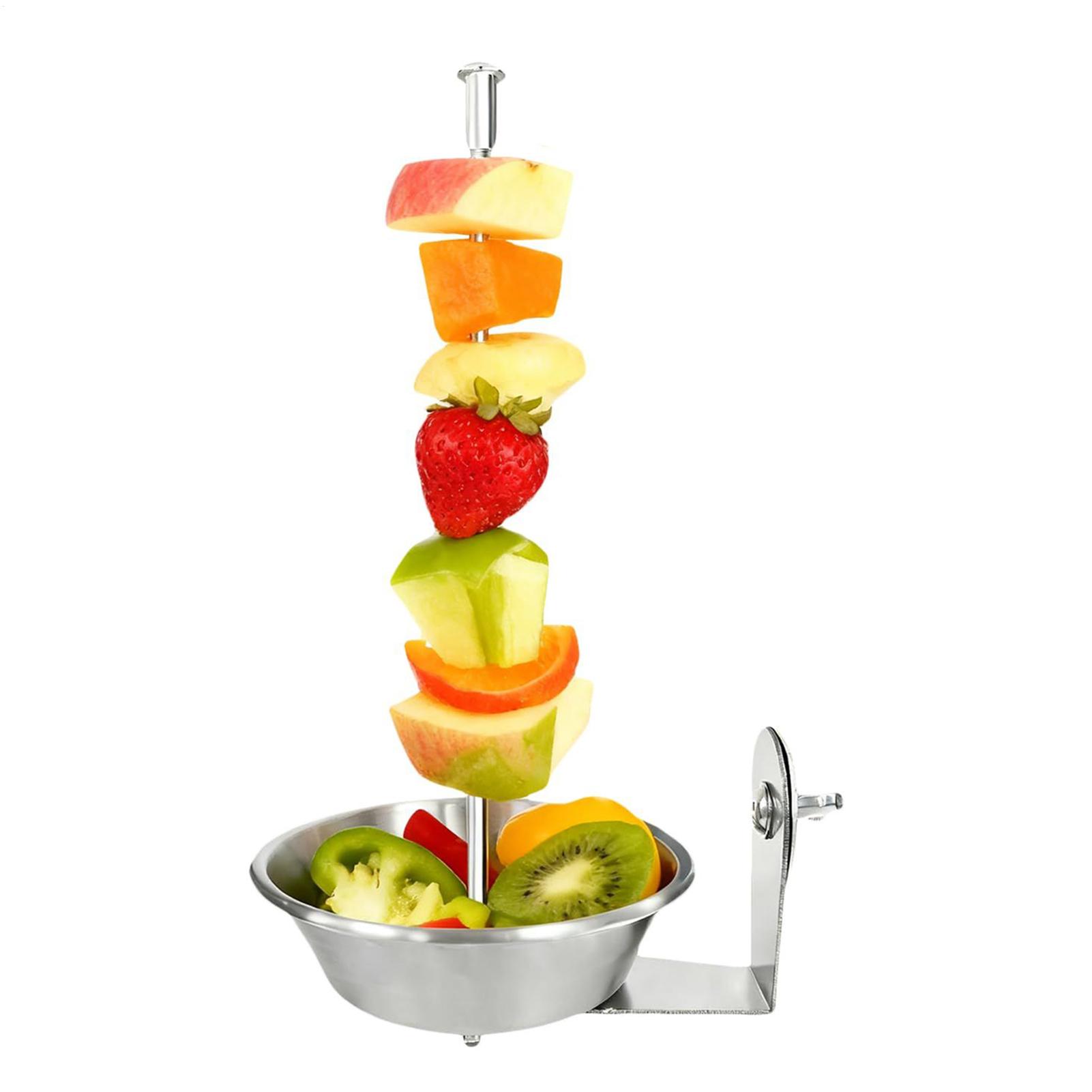

Bird Cage Feeder Stainless Steel Treat Holder Stainless Parrot Feeder For Cockatiel Finch Pet Crate Pole Outside Backyard Indoor China Mainland