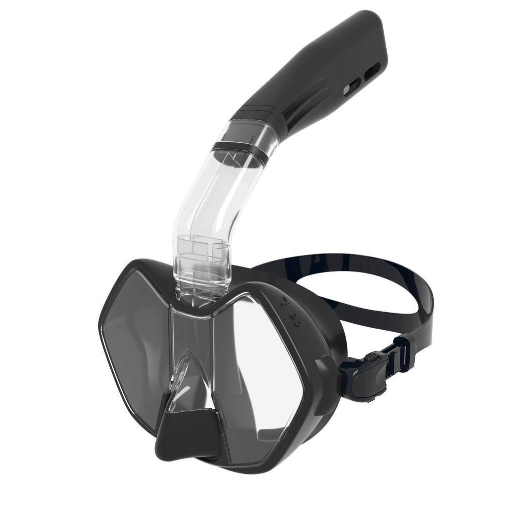 Masque de plongée étanche anti-buée détachable avec respiration nasale