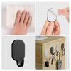 Bathroom Wall Hooks Towel Hanger Kitchen Hooks Towel Holder Wall Mounted 5 Pcs Utensil Holder Coat Hooks No Drilling Adhesive