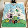 Barbapapa Poster Printed Flannel Blanket, soft throw for bedroom sofa, washable, fan merchandise, great gift.