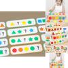 Wooden Shape Matching Color Classification Box Evil Child Puzzle Toy For Early Childhood Educational Play