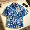 Dreamy Art Pattern Printing Shirt Hawaiian Beach Vacation Clothing Men's Street Style Shirt Daily Men's and Women's Shirt