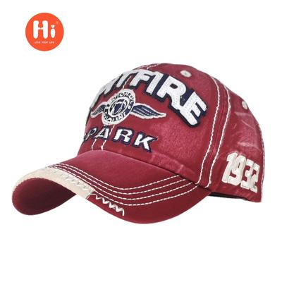 SPARK Alphabet Baseballkappe aus gewaschener Baumwolle für Damen und Herren, bestickte Kappe mit Alphabet, Sonnenschutzkappe