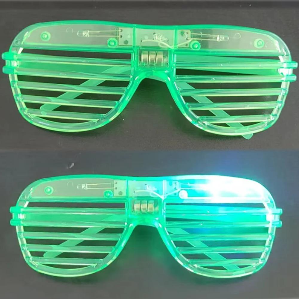 10/20/30PCS 3 Modes LED Glasses Glow In The Dark Party Neon Luminous Glasses Birthday Wedding LED Party Supplies