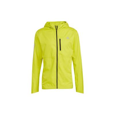 Einfarbige Sport-Kapuzenjacke mit Reißverschluss, lässige Herrenjacke, Gelb GJ9950
