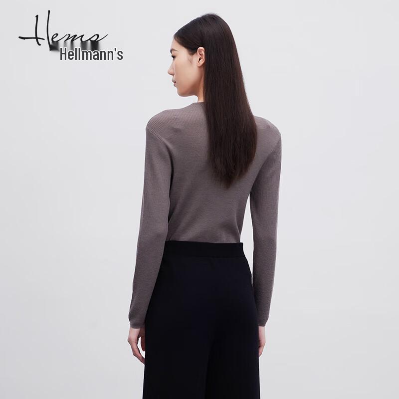 Haier Mans Women's Collared Long Sleeve Wool Blend Sweater