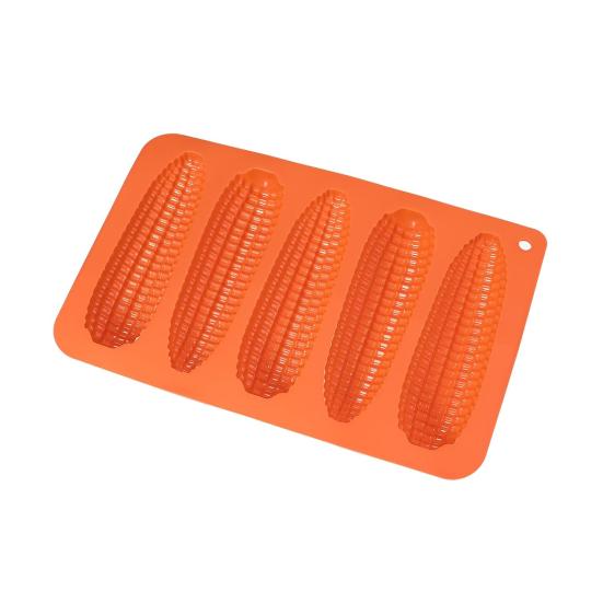 Silicone Corn Bread Stick Pan Non-Stick Tortilla Mold High Temperature Resistant Flexible Baking Mold