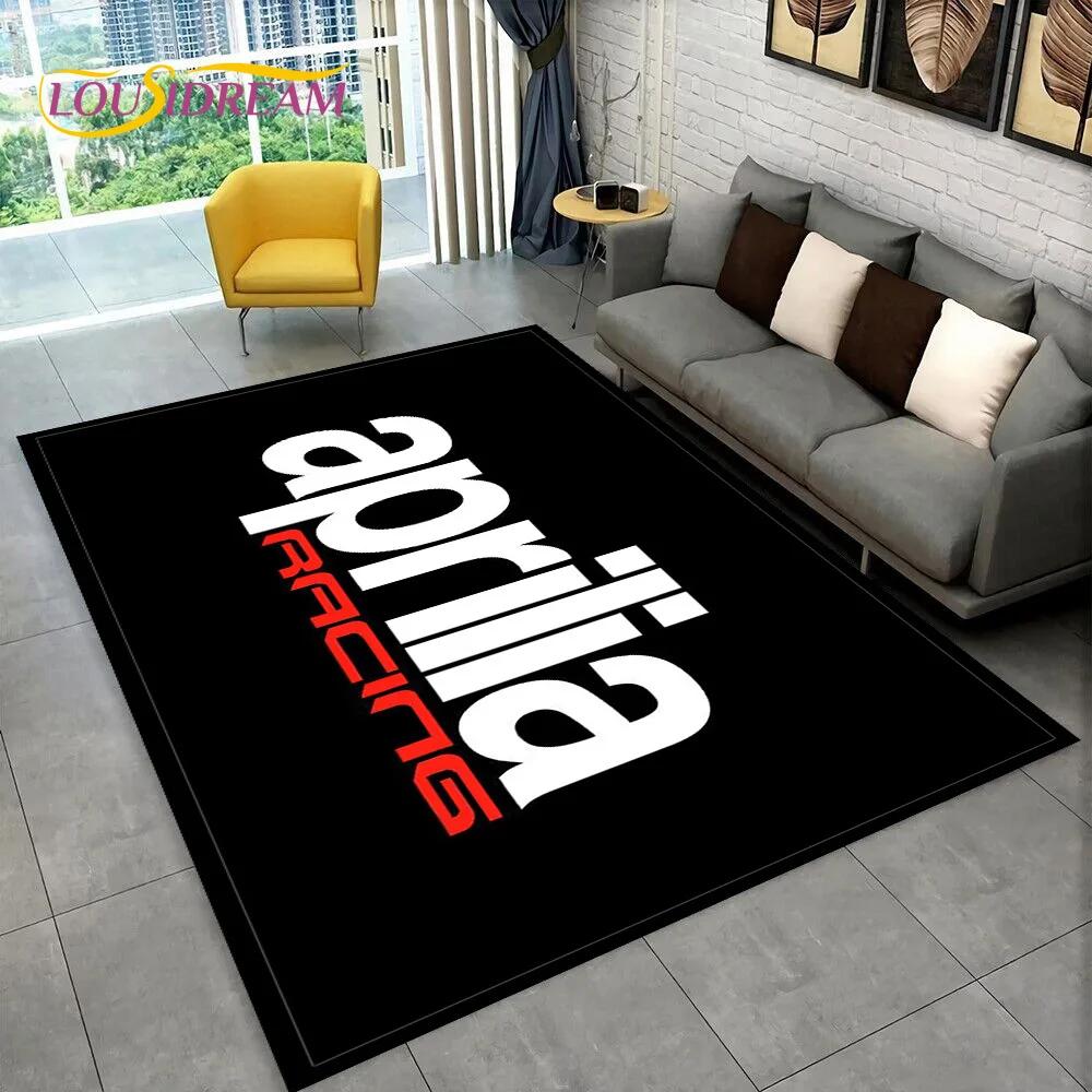 HD Aprilia Racing Motorcycle Logo Carpet Rug for Home Living Room Bedroom Sofa Doormat  Decor,kid Area Rug Non-slip Floor Mat 3D