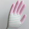 Breathable, Knitted, Protective Gloves, Striped, Anti Slip Gloves, Wear-resistant, Work Gloves, High Elasticity, Nylon Gloves