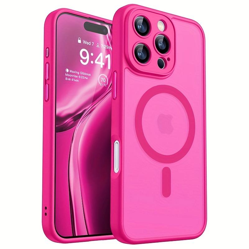 Magnetic Translucent Phone Case For iPhone 17 16 Pro Max For Magsafe Shockproof Matte Cover For iPhone 15 14 17 Pro Max Case
