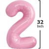 2023 2023 New Year's Eve Holiday Party Supplies Graduation Decoration (Light Pink, 40.64 Cm) Candy Pink Digital Balloon