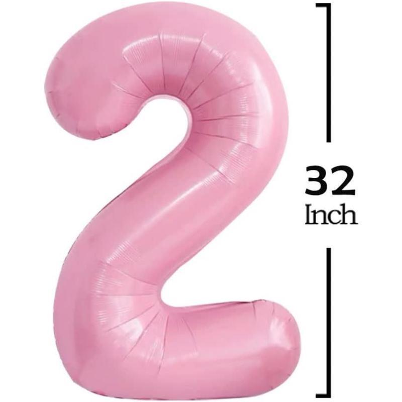 2023 2023 New Year's Eve Holiday Party Supplies Graduation Decoration (Light Pink, 40.64 Cm) Candy Pink Digital Balloon