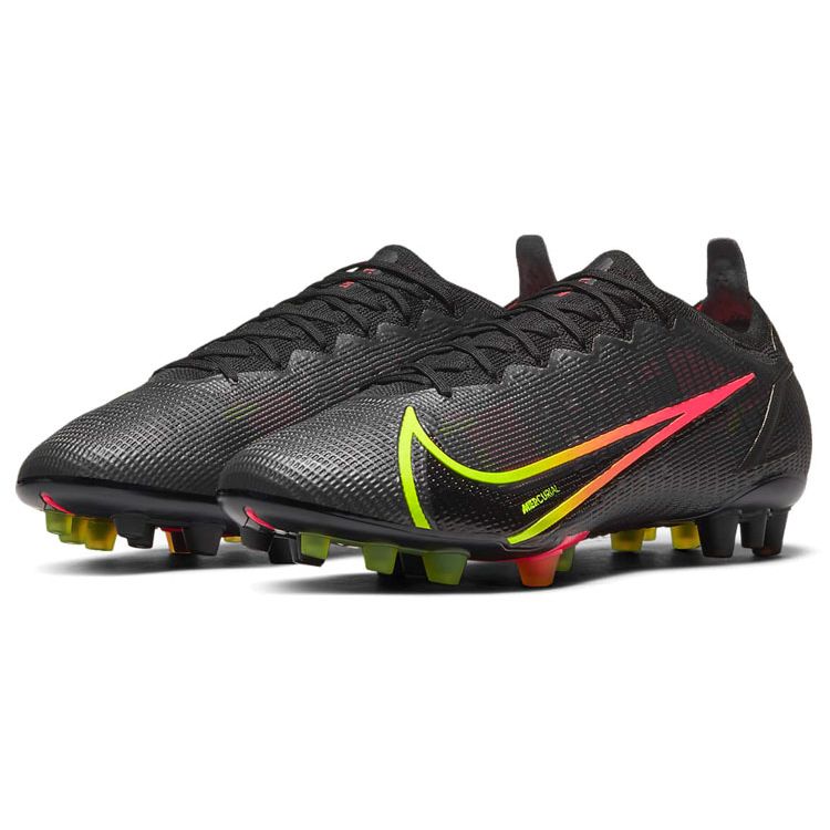 Nike Mercurial Vapor 14 Elite AG Black Cyber Unisex Sneakers Off-Noir Obsidian CZ8717-090