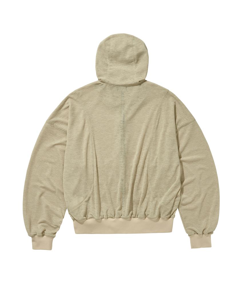 Libere Grz Type-St Zip-Up Hoodie/Beige