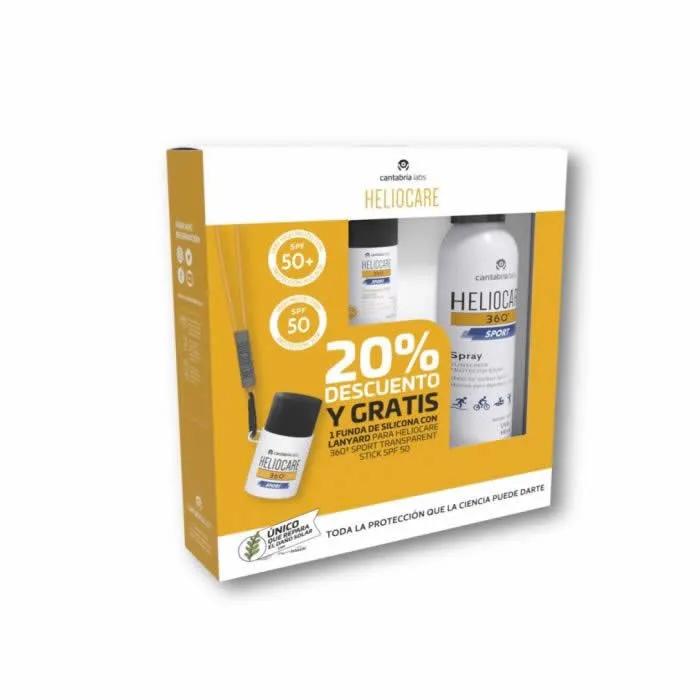 Гелиокэр 360?Спортивный солнцезащитный крем SPF 50+, набор из 3 предметов