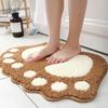 Absorbent Doormat Bathroom Absorbent Velvet Non Slip Mat Floor Rug Water Velvet Bath Mat Foot Embossed Foot Mat Bath Mat