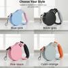 Lovely Retractable Dog Leash Small Medium Dogs Cats Automatic Durable Strong Pet Nylon Lead Walking Traction Roulette Pet Supplies