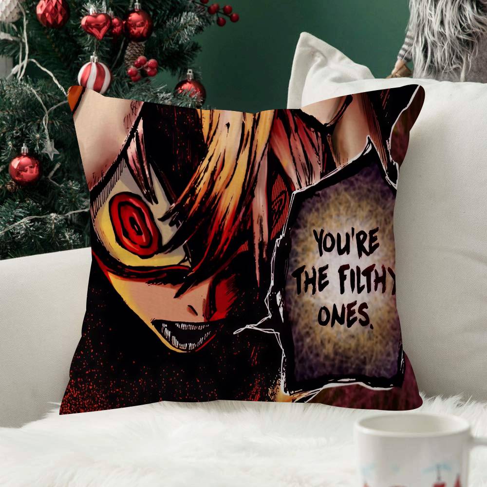 Cartoon Cool Manga Pillow Cover Soft Decorative Throw GGachiakuta Pillow Case Couch Home Decor for Living Room Sofa Party Gift