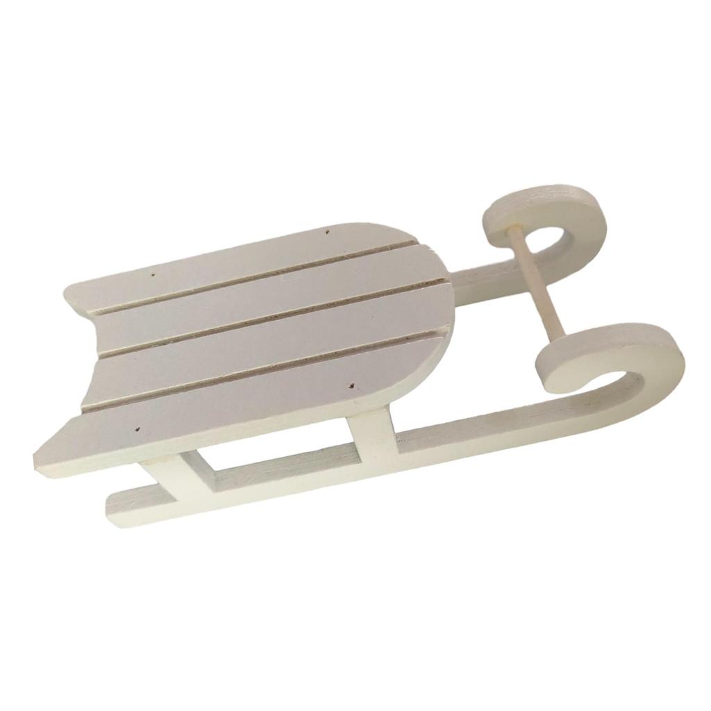 Miniature Sleigh Dollhouse Decoration, DIY Crafts, Slide Furniture Accessories, Scene Model, Simulation for Girl