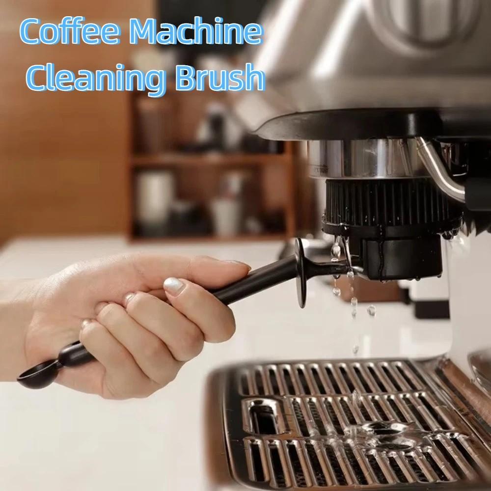 51/58 Mm Coffee Machine Cleaning Brush Detachable Espresso Machine Cleaner  Cafe