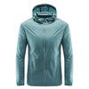 Vêtements de protection solaire Vêtements d'été fins en soie glacée pour hommes Vêtements de protection solaire Respirants Trench-coat d'extérieur Pêche Couple Veste à capuche Veste