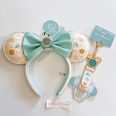 Tokyo DisneySea 25th Jubilee Journey Ear Headband Holder Set Sparkling