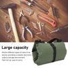 Canvas Tool Storage Bag Portable Multifunctional Wrench Tool Roll Large Capacity Heavy Duty Hanging Tool Carrier Car Camping