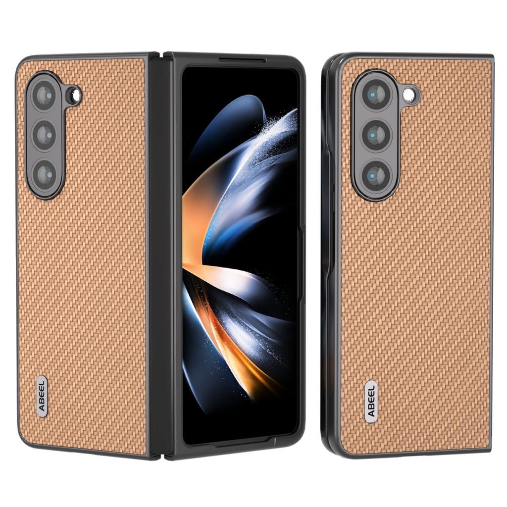ABEEL For Samsung Galaxy Z Fold6 5G Phone Case Carbon Fiber Texture Protective Shell