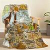 Pettson und Findus Decke Für Weiche Kuscheldecke für Picknick Bett Sofa Zuhause Schlafzimmer Gemütlich Warm Bequem