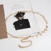 Leaf Decorative Metal Waist Chain, Women's Versatile High-end Fashion Skirt Belt, Women's Waist Rope, Europe and the United States