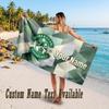Hibernian FC Design Beach Towel Custom Text Large Towel for Beach Vacation