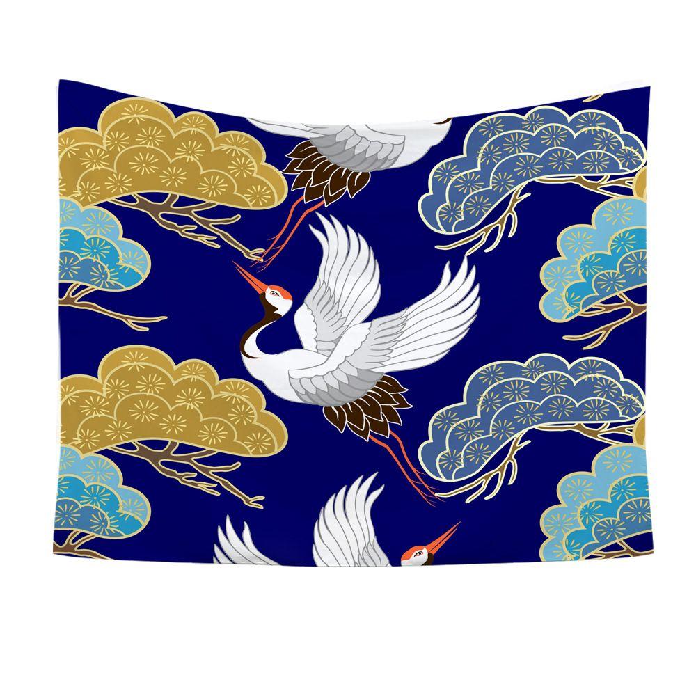 Tapestry golden flying bird totem 75x100
