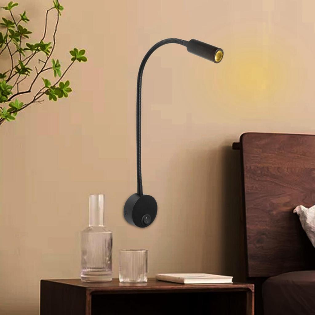 Bedside Reading Light, Minimalist LED Bed Lamp Headboard Wall Mounted