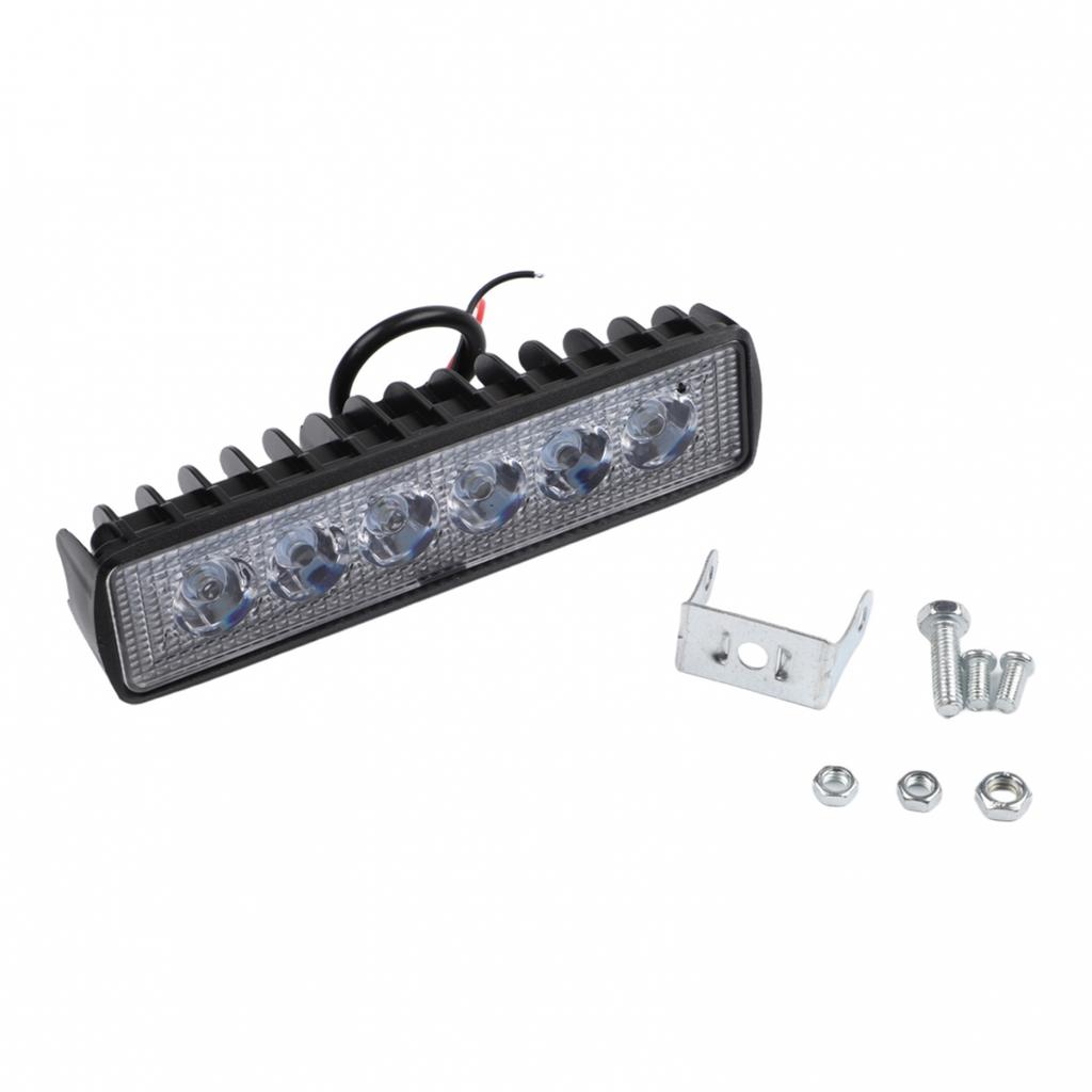 6500K LED Light Car Light Bar LED Work Light Stainless Steel Mounting