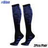 1Pair Compression Socks Graduated Support for Crossfit Running Recovery Cycling Travel Outdoor Sports Men Women