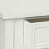 Set of 2 Bedside Tables with 1 Drawer "Charme" White Atmosphera