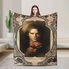 The Vampire Diaries Damon Salvatore Decke Reise Flanell Überwurfdecke Für Wohnkultur Warmes Design Bettüberwurf Geburtstagsgeschenk