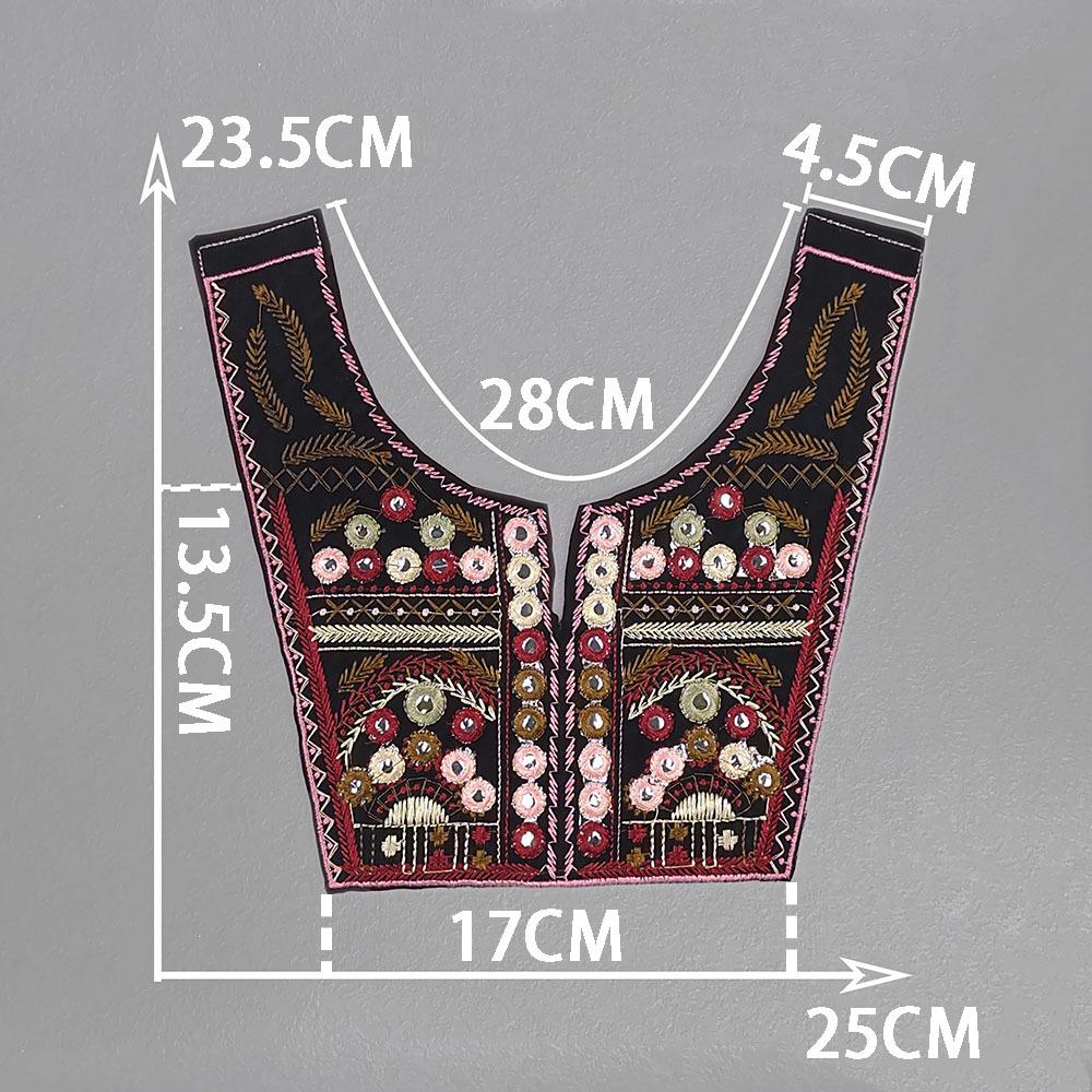 Sewing Diy Lace Ethnic Style Miao Embroidery Clothing Apparel Accessories Performance Costume Accessories Lace Embroidery Embroidery