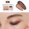1PC Flash Two-color Eyeshadow Disc, Diverse Colors, Easy To Mix, Long-lasting Waterproof Eye Makeup, with Brush