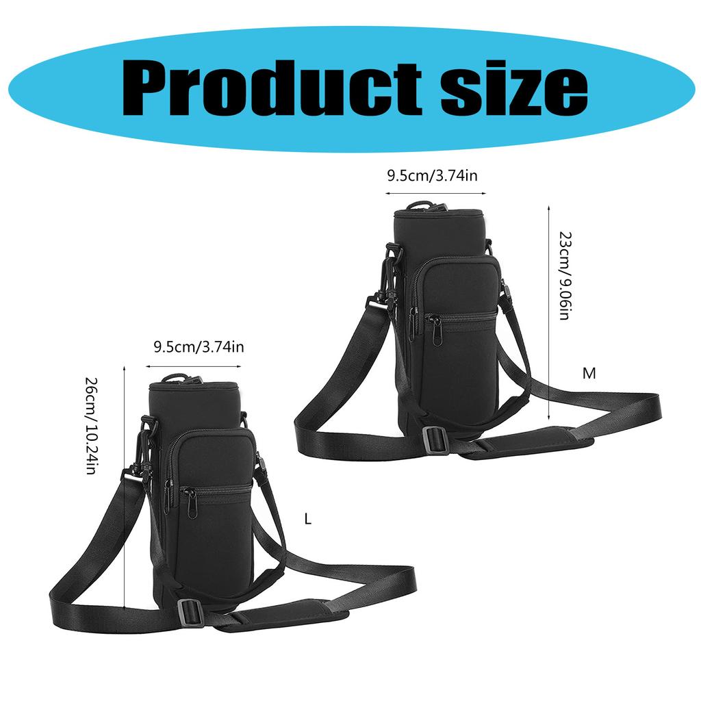Insulated Drink Holder Thermal Holder Bag Ridings Water Bottle Carrying Pouches Running Water Bottle Carriers Sleeve