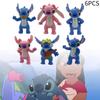 6-pack Of Sturdy 8cm Stidi Figure Toys For Cake Decoration 150g Plastic Material