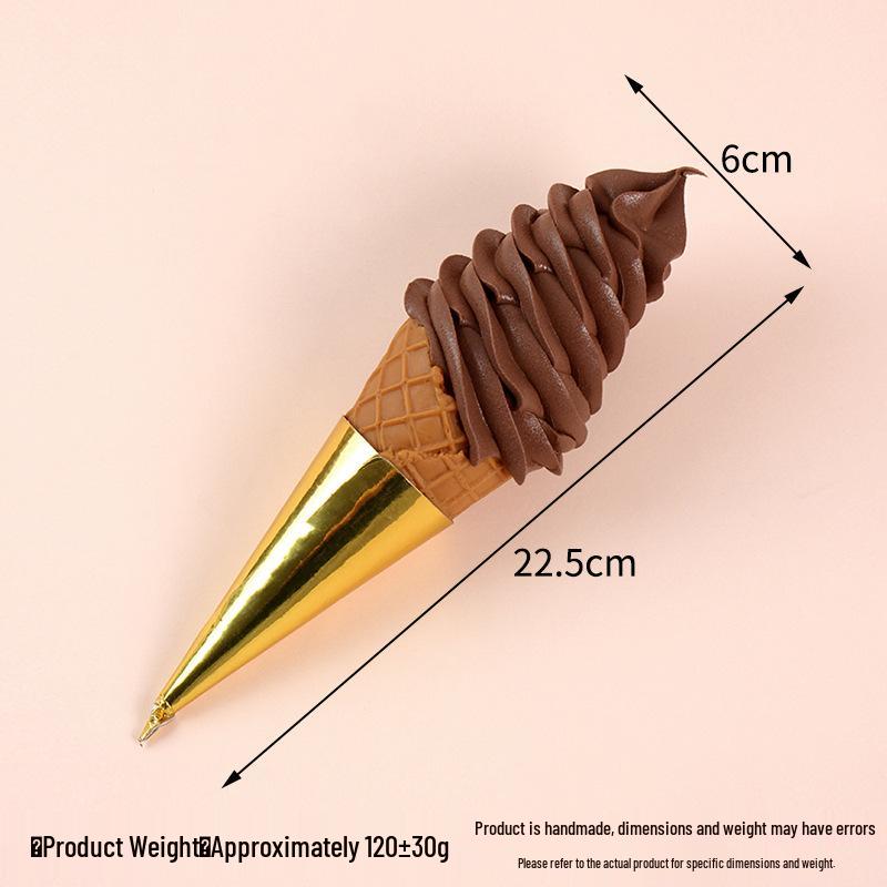 Simulation Torch Ice Cream Cone Model - Fake Dessert Display Prop for Ice Cream Shops