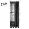 Embroidered Lace Curtain Bedroom Luxury Install Vintage Easy to Sheer Universal Floral Gothic Light Filtering