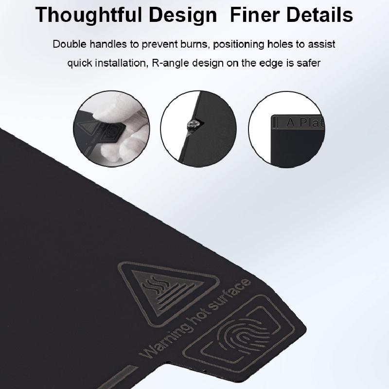 Creality K1/ K1 Max Smooth PEI Build Plate 235*235mm 315*310mm for Ender-3 S1 Ender-3 S1 Pro Ender-5 S1 K1 Ender-3 V3 SE
