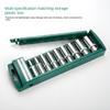 ABS Socket Organizer Box Plastic Socket Storage Tool Socket Wrenchs Holder  Hexagonal Socket Bits