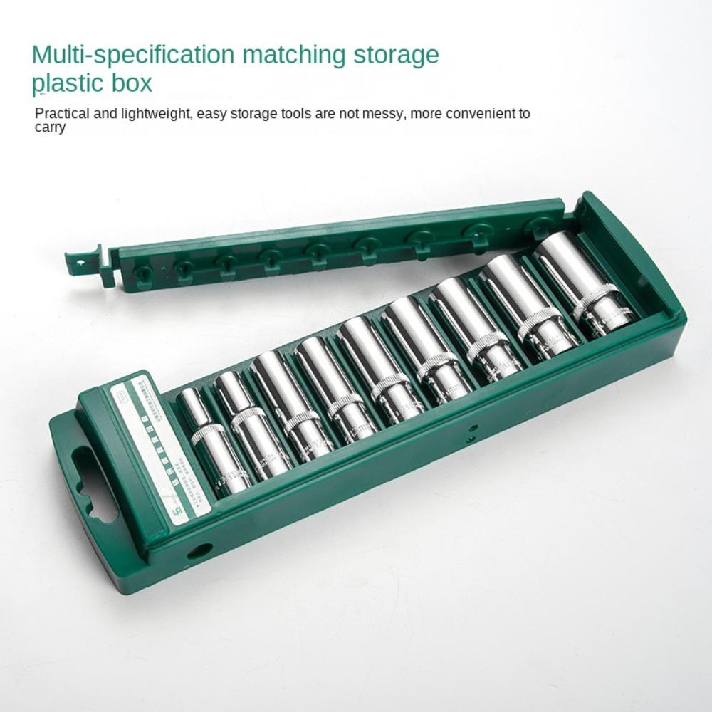 ABS Socket Organizer Box Plastic Socket Storage Tool Socket Wrenchs Holder  Hexagonal Socket Bits