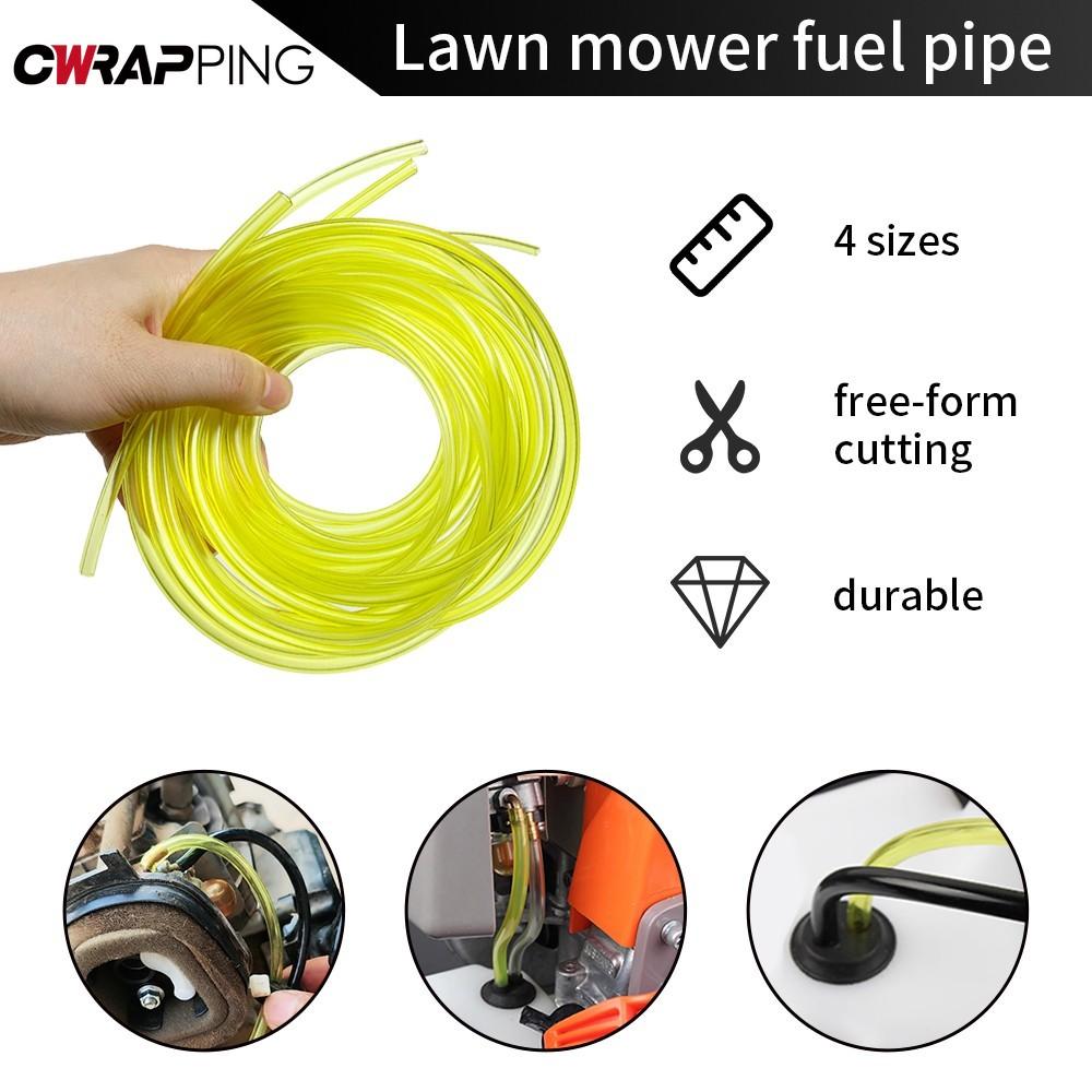 4Pcs Petrol Fuel Pipe Line Hose Replacement for Strimmers Trimmer Chainsaws Saw Blower Brushcutter Gas Line Pipe Hose Parts Tool