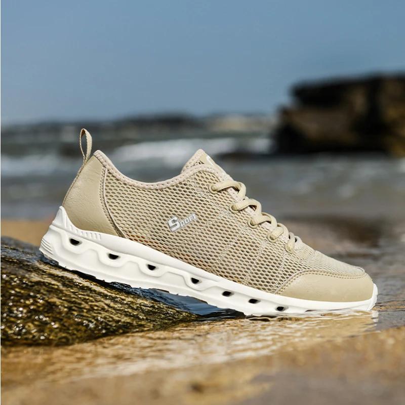 2024 New Light Mens Sneakers Comfortable Men's Casual Shoes Soft Breathable Quick-drying Male Running Shoes Zapatillas De Hombre